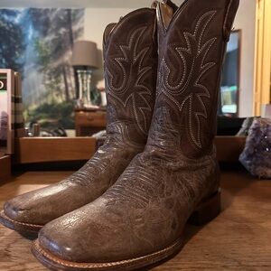 Roper Mens Pierce Conceal Carry Square Toe Brown Boots